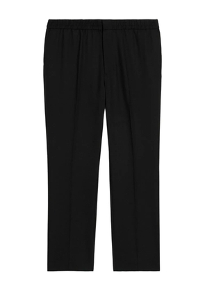 AMI Paris elasticated-waist wool trousers - Black