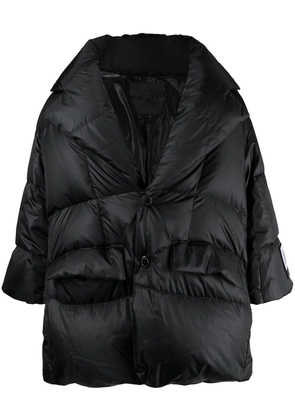 Fumito Ganryu oversized quilted jacket - Black