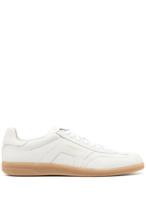 Santoni low-top leather sneakers - White