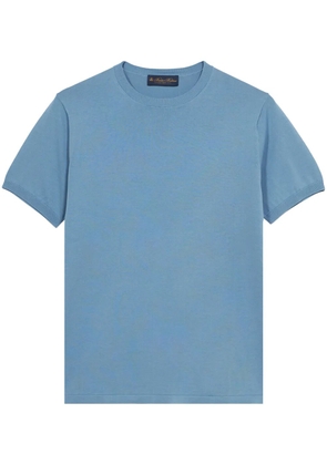 Brooks Brothers short-sleeve knitted top - Blue