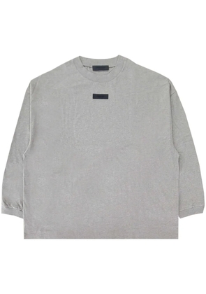 FEAR OF GOD ESSENTIALS logo-appliqué cotton T-shirt - Grey