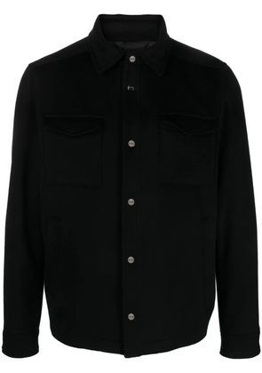 Herno button-up shirt jacket - Black