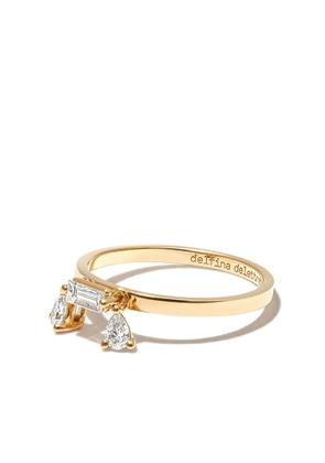 Delfina Delettrez 18kt yellow gold Dancing Diamonds ring