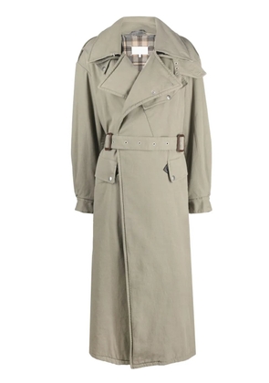 Maison Margiela deconstructed trench coat - Green