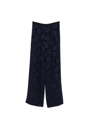 Forte Forte floral-jacquard trousers - Blue
