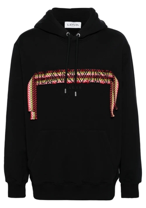 Lanvin Curb cotton hoodie - Black