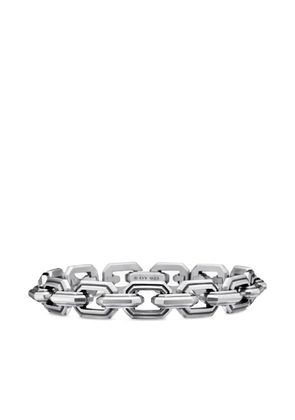 David Yurman sterling silver Deco Link bracelet (11mm)