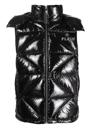 Philipp Plein quilted padded gilet jacket - Black