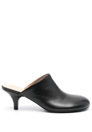 Marsèll 55mm Spilla leather mules - Black