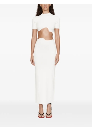 Christopher Esber maparadita skirt - White