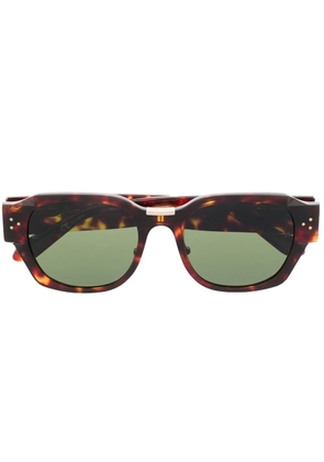 Linda Farrow Ramon square-frame sunglasses - Brown