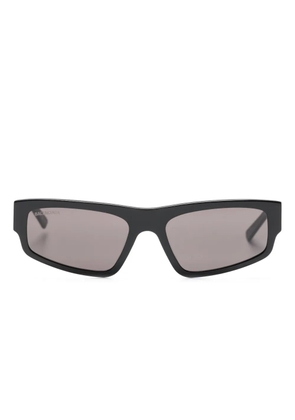 Balenciaga Eyewear logo-print square-frame sunglasses - Black