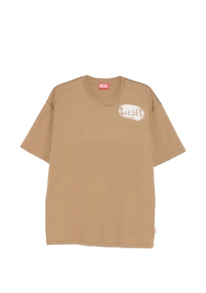 Diesel T-Adjust-V2 logo-detail T-shirt - Neutrals