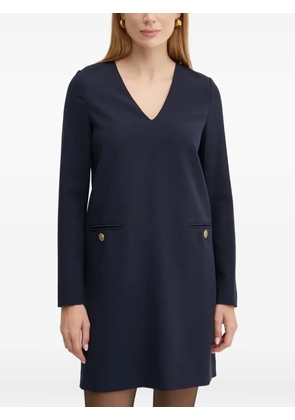 TWINSET button pockets mini dress - Blue