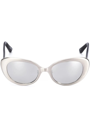 Linda Farrow cat eye sunglasses - Metallic