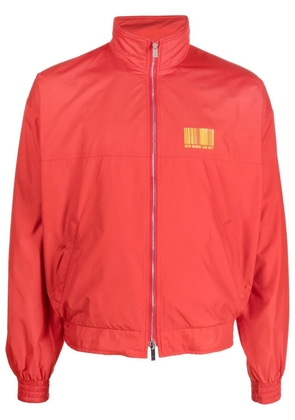 VTMNTS barcode-print track jacket - Red