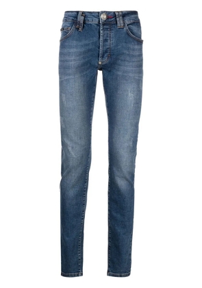 Philipp Plein super straight-cut jeans - Blue