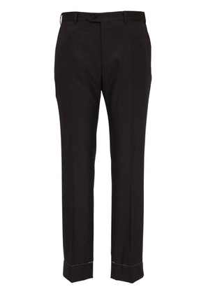 Brioni straight-leg tailored wool trousers - Grey