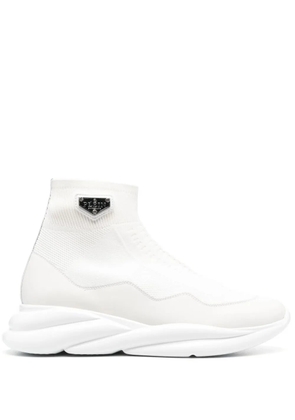 Philipp Plein Skywalker runner sock-sneakers - White