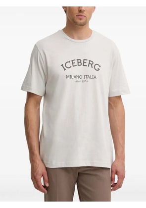 Iceberg logo T-shirt - Neutrals