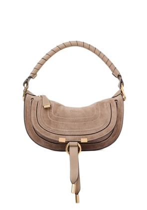 Chloé mini Marcie topstitch detail handle tote bag - Neutrals