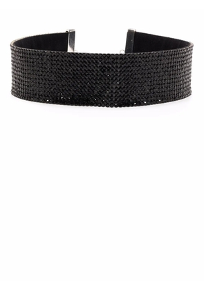 Nuè rhinestone-embellished choker - Black