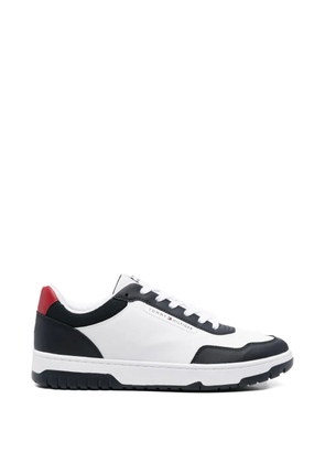 Tommy Hilfiger panelled leather sneakers - Blue