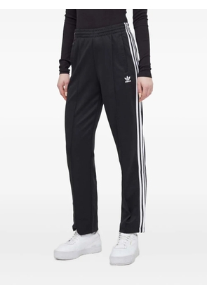adidas stripe-detail track pants - Black