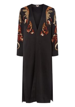 Temperley London Novella kimono - Black