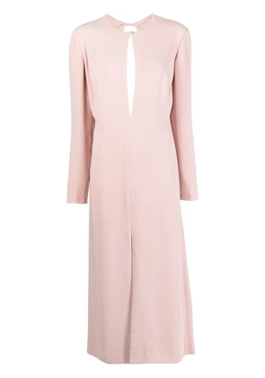 Costarellos open back evening dress - Pink