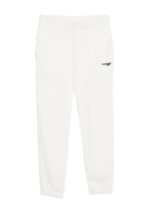 Lacoste logo-embroidered track trousers - White