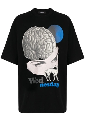 Undercover graphic-print cotton T-Shirt - Black
