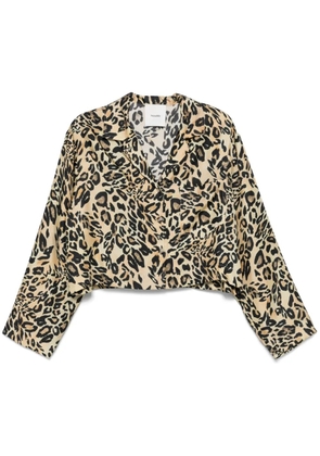 Nanushka cropped long-sleeves shirt - Neutrals