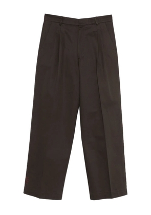 AMARANTO pressed-crease trousers - Brown