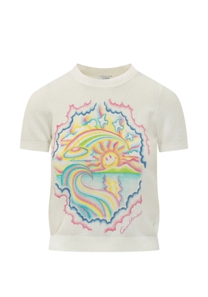 Casablanca graphic short-sleeves T-shirt - Neutrals