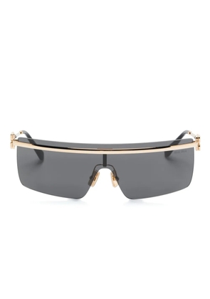 Miu Miu Eyewear mask-frame sunglasses - Gold