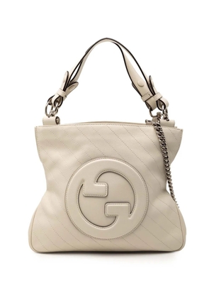 Gucci Pre-Owned 2000-2015 Small Matelasse Leather Blondie Tote satchel - White