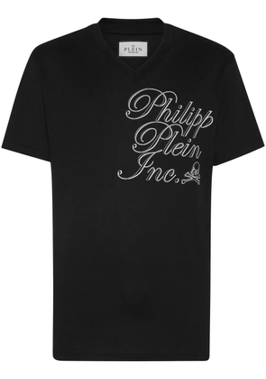 Philipp Plein logo-print cotton T-shirt - Black