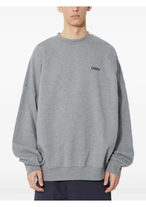 032c logo-print long-sleeves sweatshirt - Grey
