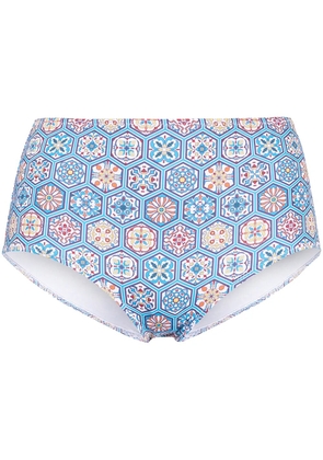 Solid & Striped geometric bikini bottoms - Blue