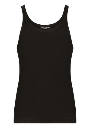 Dolce & Gabbana fine-rib tank top - Black