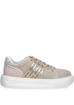 LIU JO suede platform sneakers - Neutrals