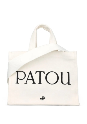 Patou small Patou canvas tote bag - Neutrals