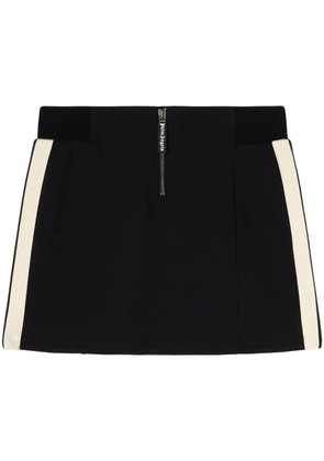 Palm Angels side-stripe mini skirt - Black