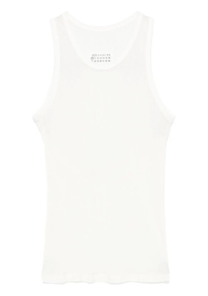 Maison Margiela silk tank top - White