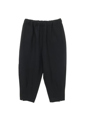 Comme Des Garçons Comme Des Garçons 2010s cropped pants wool trousers - Black