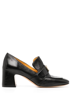 Madison.Maison Lock 55mm leather pumps - Black