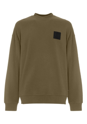 Just Cavalli logo-plaque sweatshirt - Green