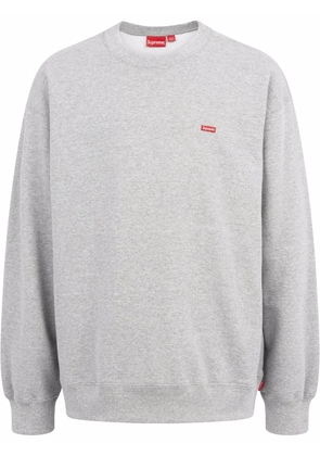 Supreme box-logo crewneck sweatshirt - Grey