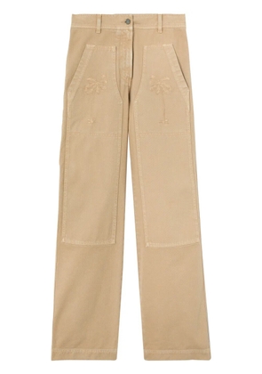 Palm Angels mid-rise straight-leg trousers - Neutrals